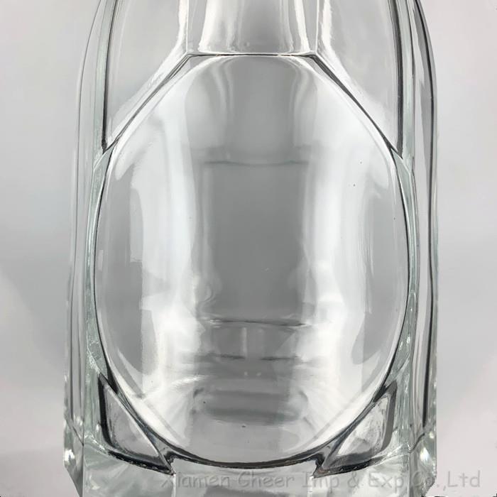 glass vodka bottle