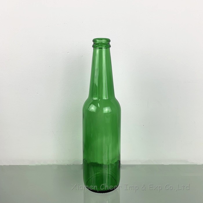 330ml Light Weight Green Glass Beer Bottle